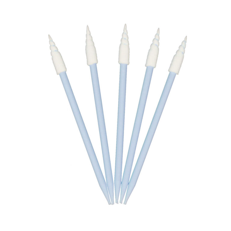 Foam Cleanroom Swab with Spiral Tip